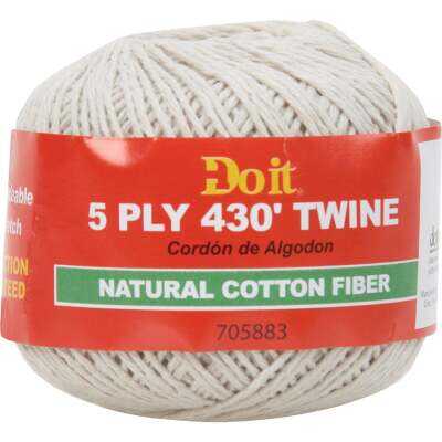 Do it Best 5-Ply x 430 Ft. Natural Cotton Twine